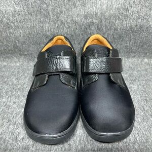 Elegant Black Leather Men's Slip-On Loafers